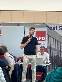 Dirk Wurm, Bezirksvorsitzender der SPD Schwaben